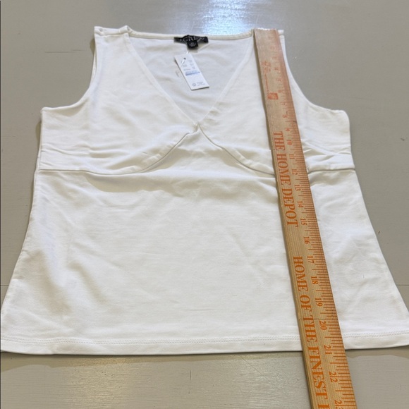 J. Crew Stretch cotton-blend V-neck top Size XS - Picture 7 of 11